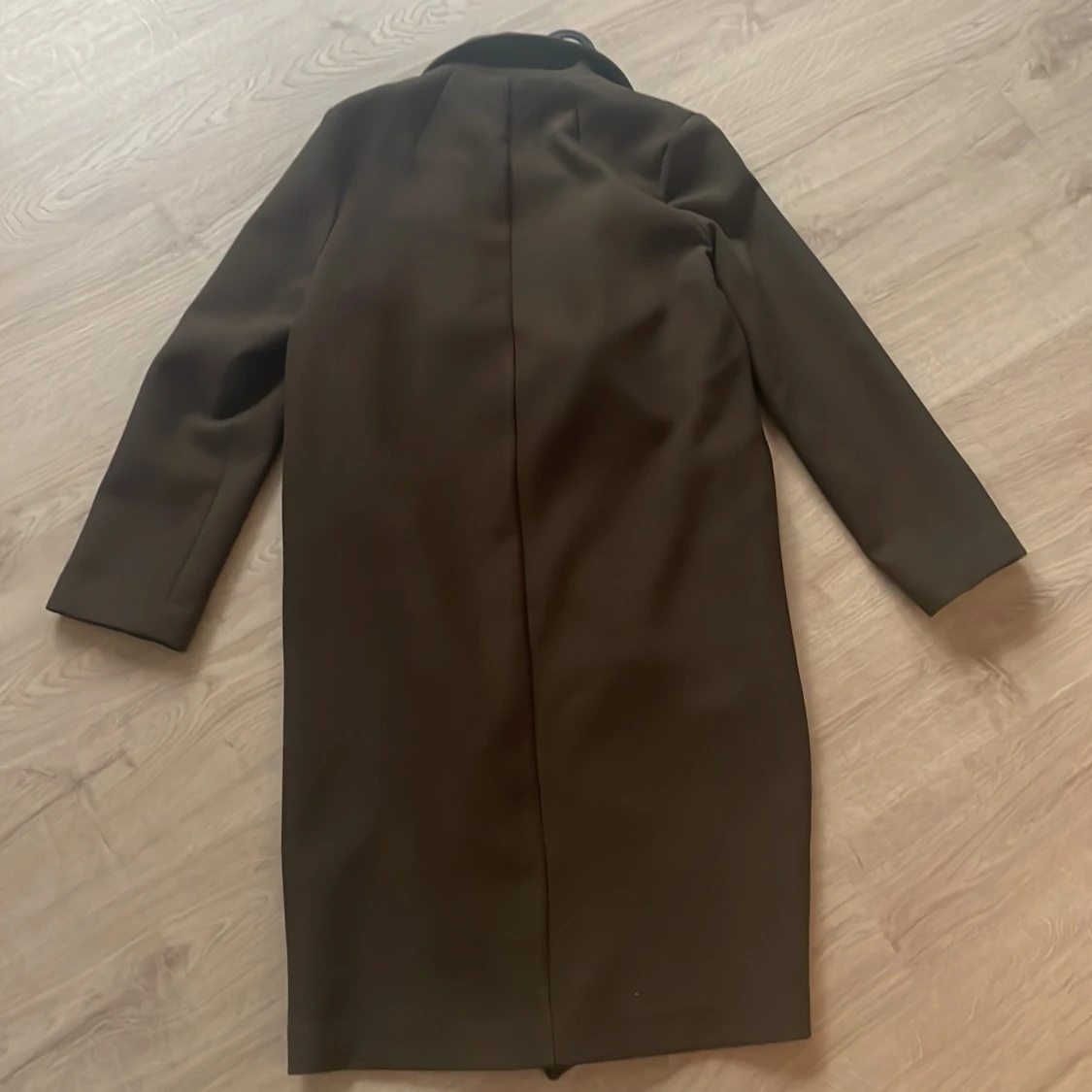 Mossgrön/brun höstkappa - 90
