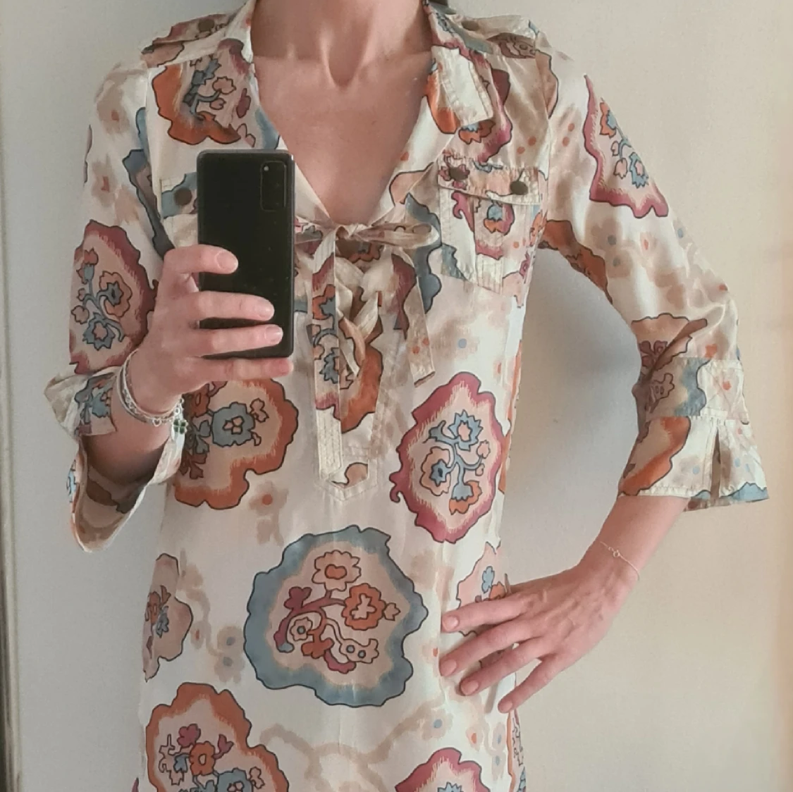 Unik siden klänning Diane von Furstenberg - 91