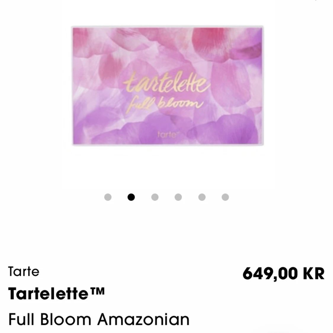 Tartelette Full Bloom Palette.