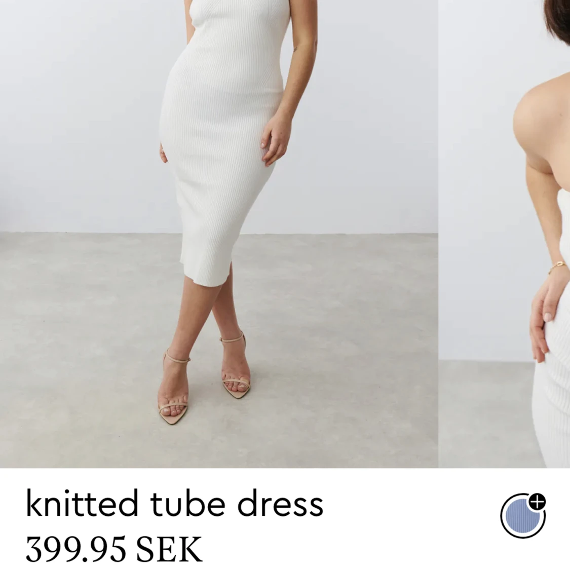 Vit klänning Gina  - 91