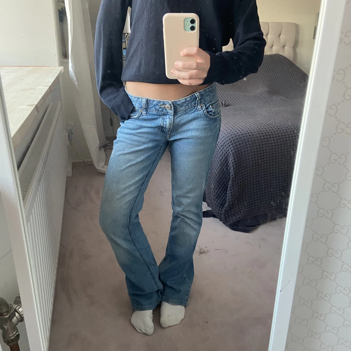 Utsvängda Jeans - 90