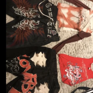 Pink Y2k jeans  med  - Sygga jeans 