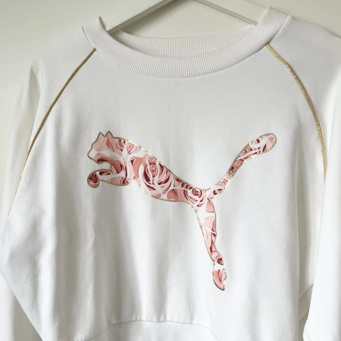 Kort collegetröja Puma by Kenza storlek small - 90