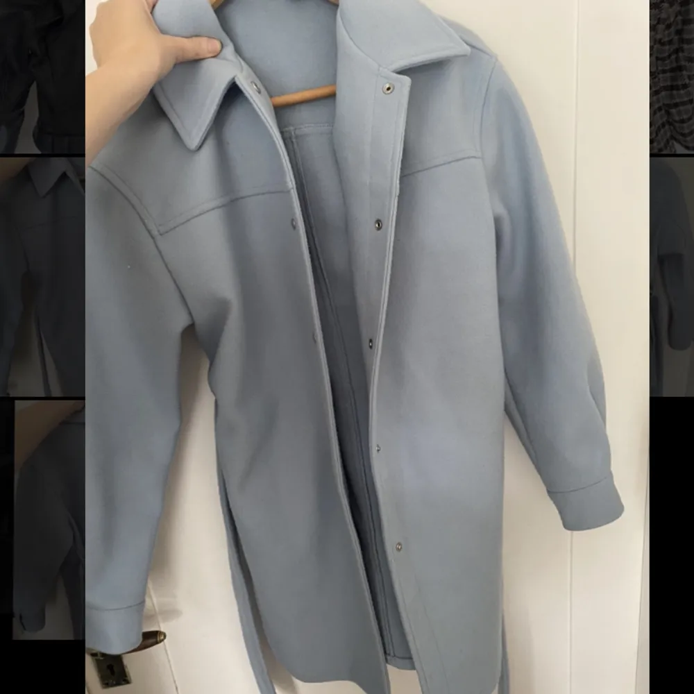 Ljusblå kappa från vero Moda i storlek S. Använder en del men inte min stil längre🙂köparen står för frakten. Säljer för 100kr. Jackor.