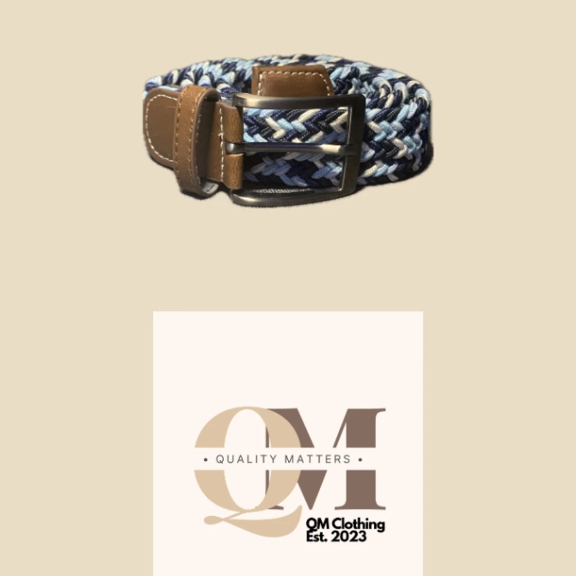 Flätat bälte - QM Clothing  - 90