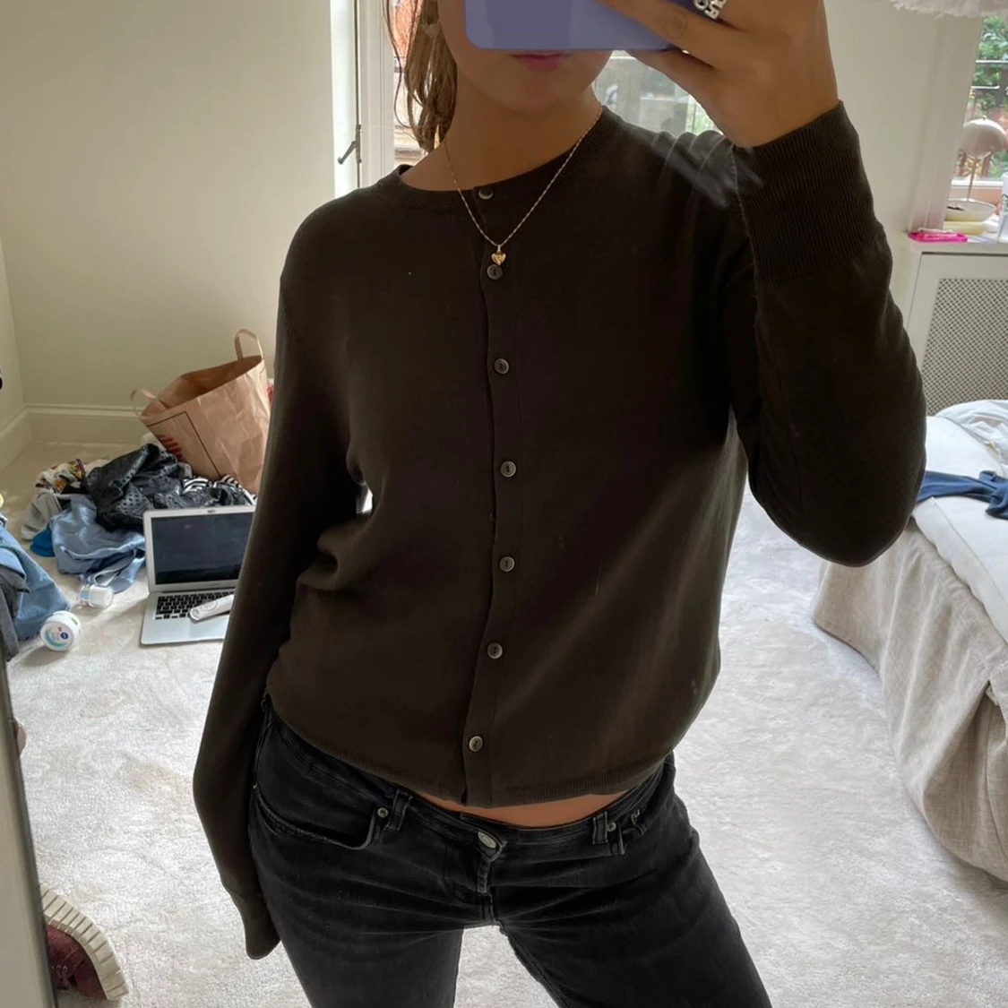 Märkgrön kofta💚