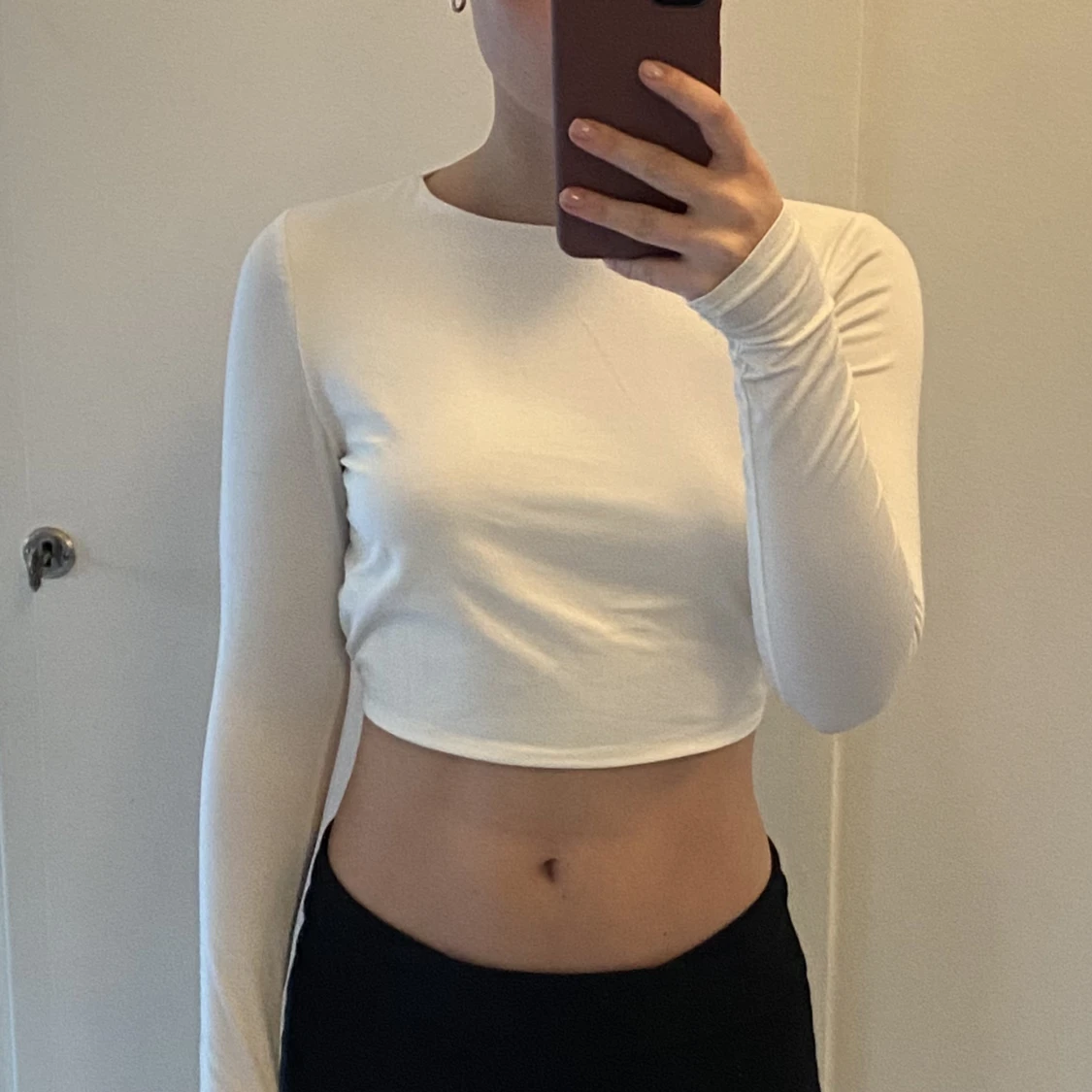 Topp med öppen rygg