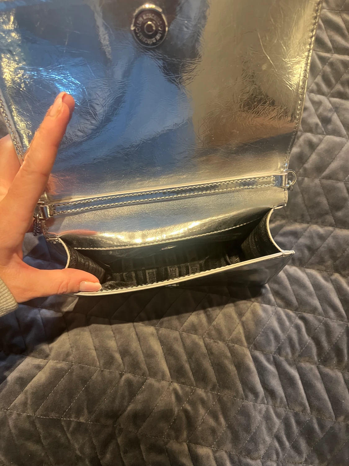 Love moschino silverväska - 90