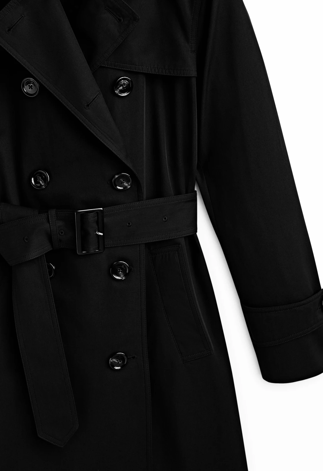 Massimo dutti trenchcoat svart - 90