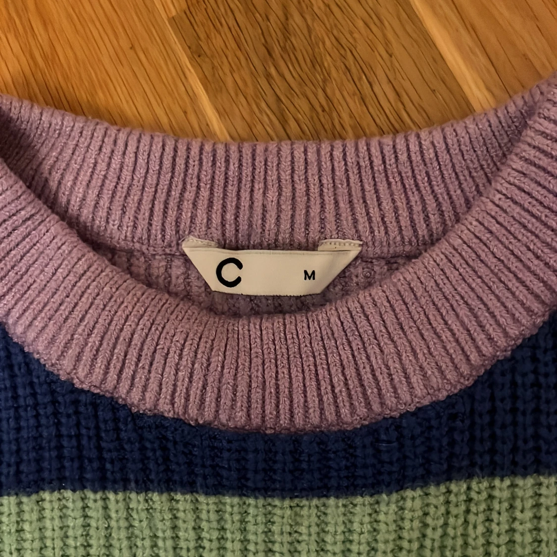 Långärmad stickad tröja - 90