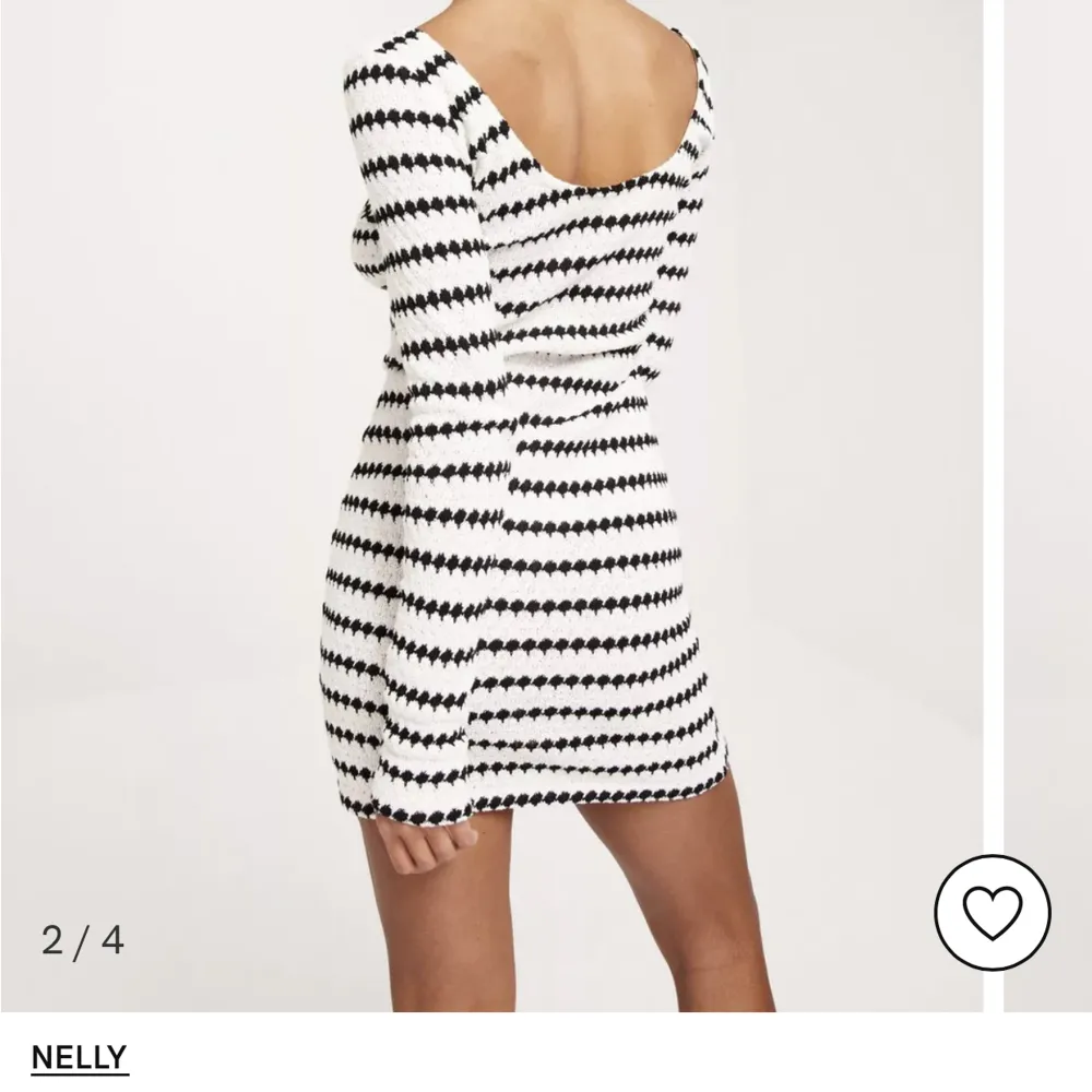 Säljer denna klänning från Nelly då jag ej har använt den, alltså helt oanvänd och har därför ingen bild med den på mig, nypris 499kr , storlek xs , kan skicka bild på den om du är intresserad!. Klänningar.