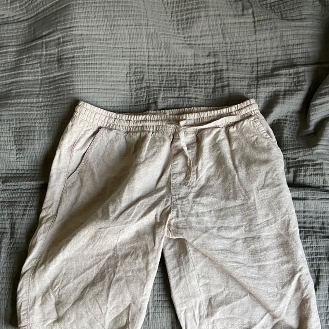 Linneshorts i Large
