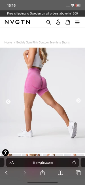 Nvgtn bubble gum pink contour seamless shorts - Storlek s, precis fått hem de och testat. Föll mig inte i smaken