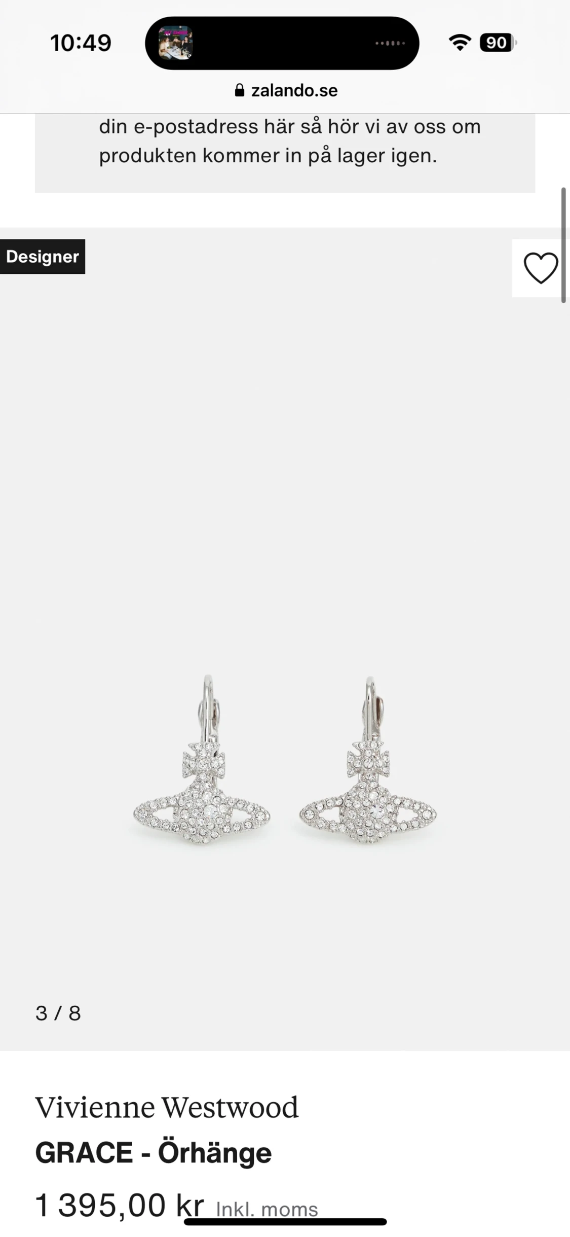 Vivienne Westwood örhängen