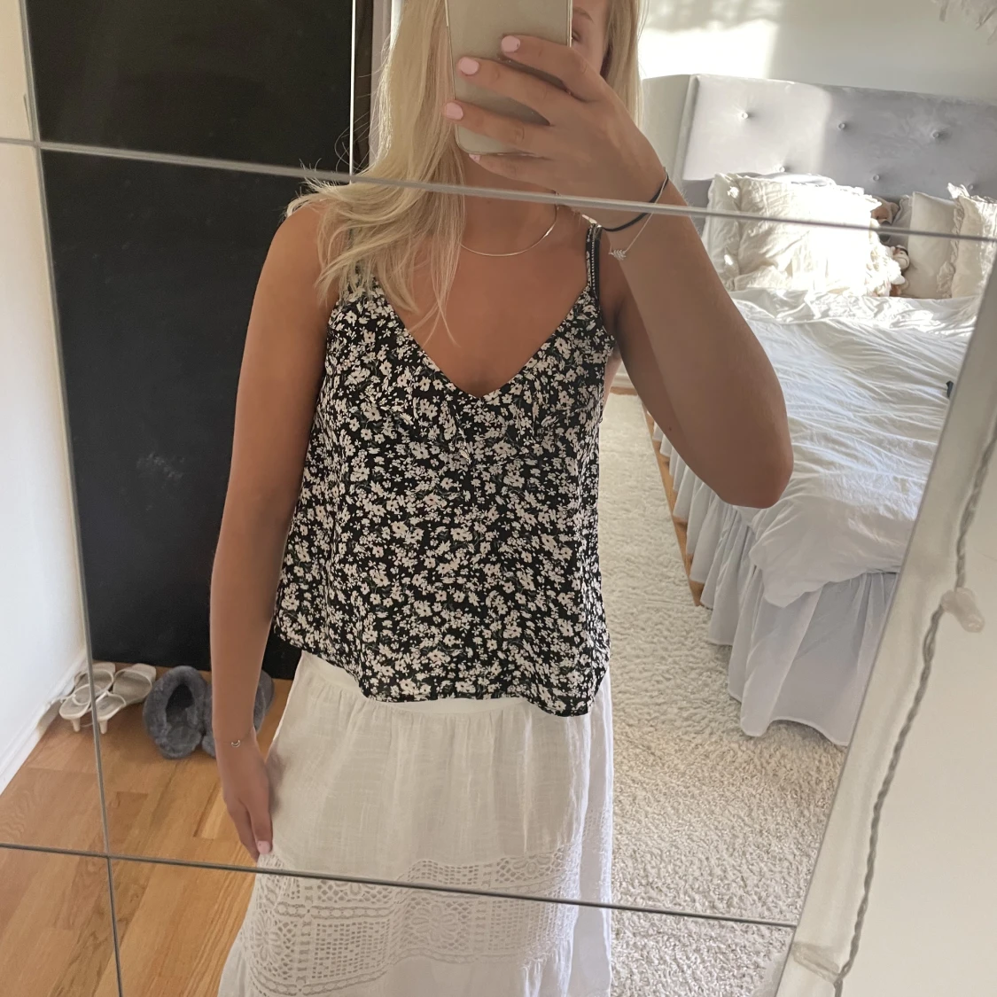 Blommigt linne💕 - 90