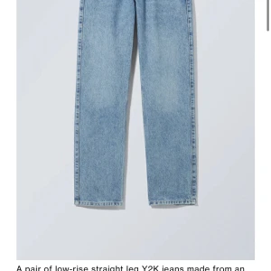 Weekday jeand - Säljer dessa weekday jeans i 30/32. Passar bra i längden på mig som är 165 ish. Använd ej köp nu