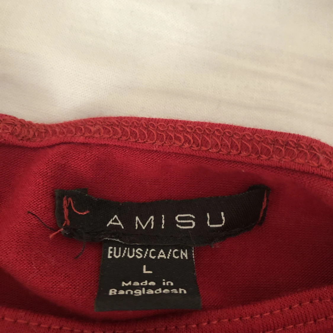 Vinrött linne ifrån Amisu - 90