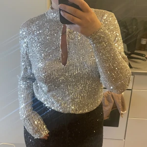 Glitter topp Zara - Använd 1 gång.