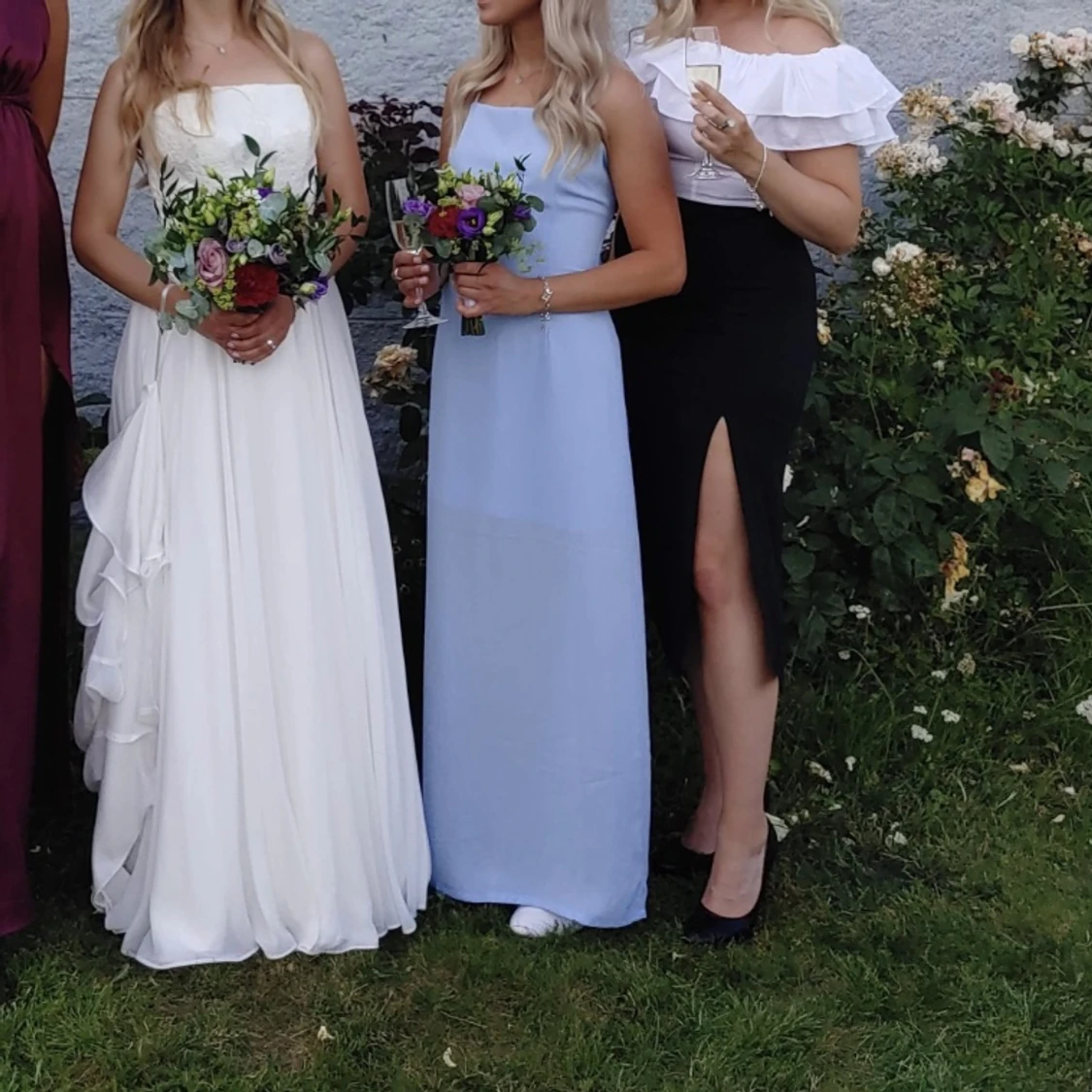 Ljusblå långklänning 