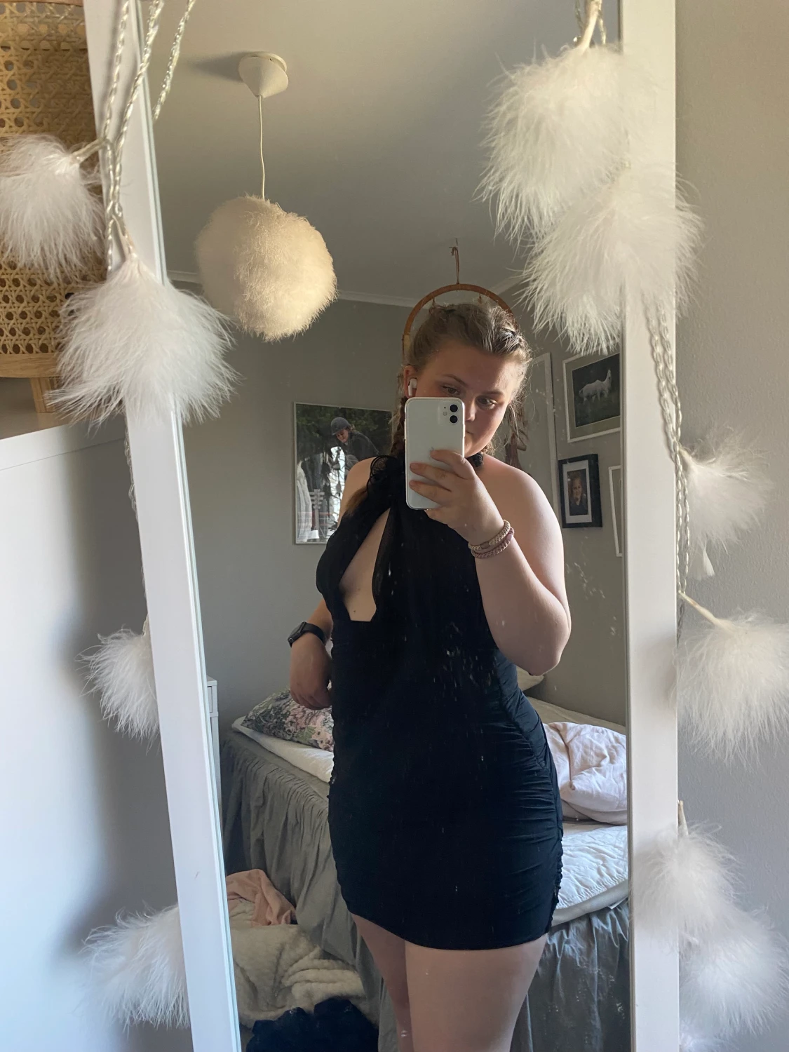 Superfint svart klänning 