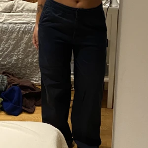 Marin blåa kostym byxor  - Blåa kostymbyxor, 