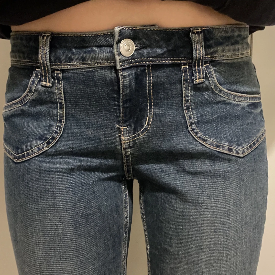 Lågmidjade jeans
