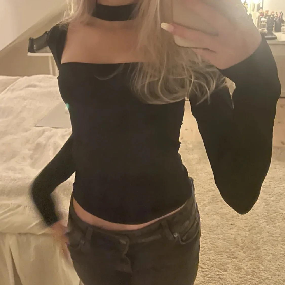 Säljer denna jättefina tröja från zara❤️