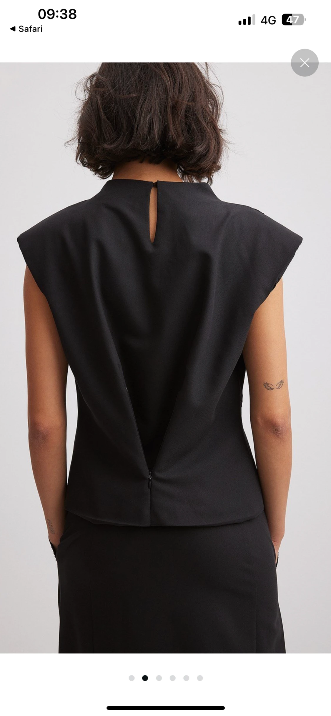 Svart topp - 90