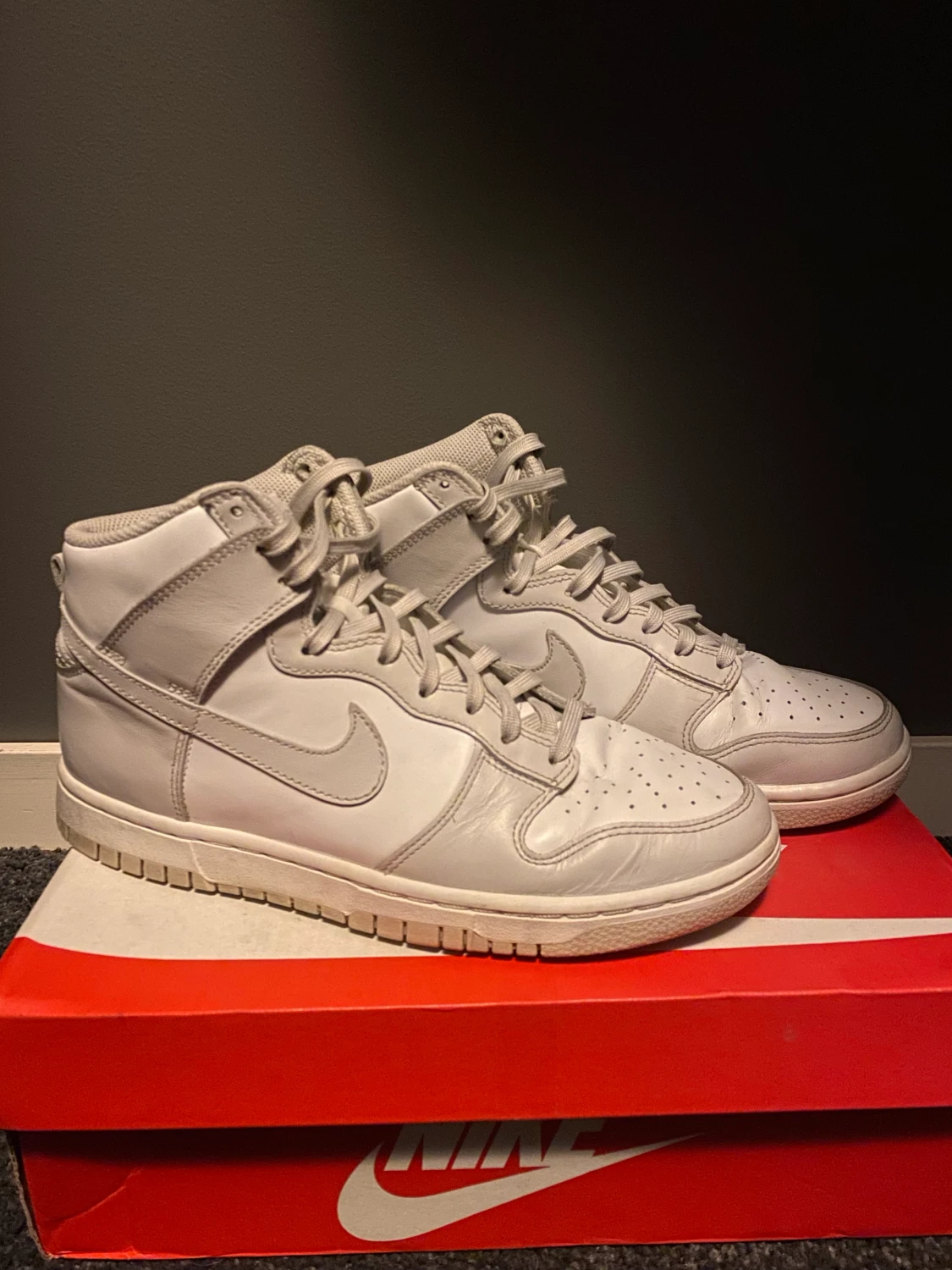 Nike dunk high retro white vast grey - 90
