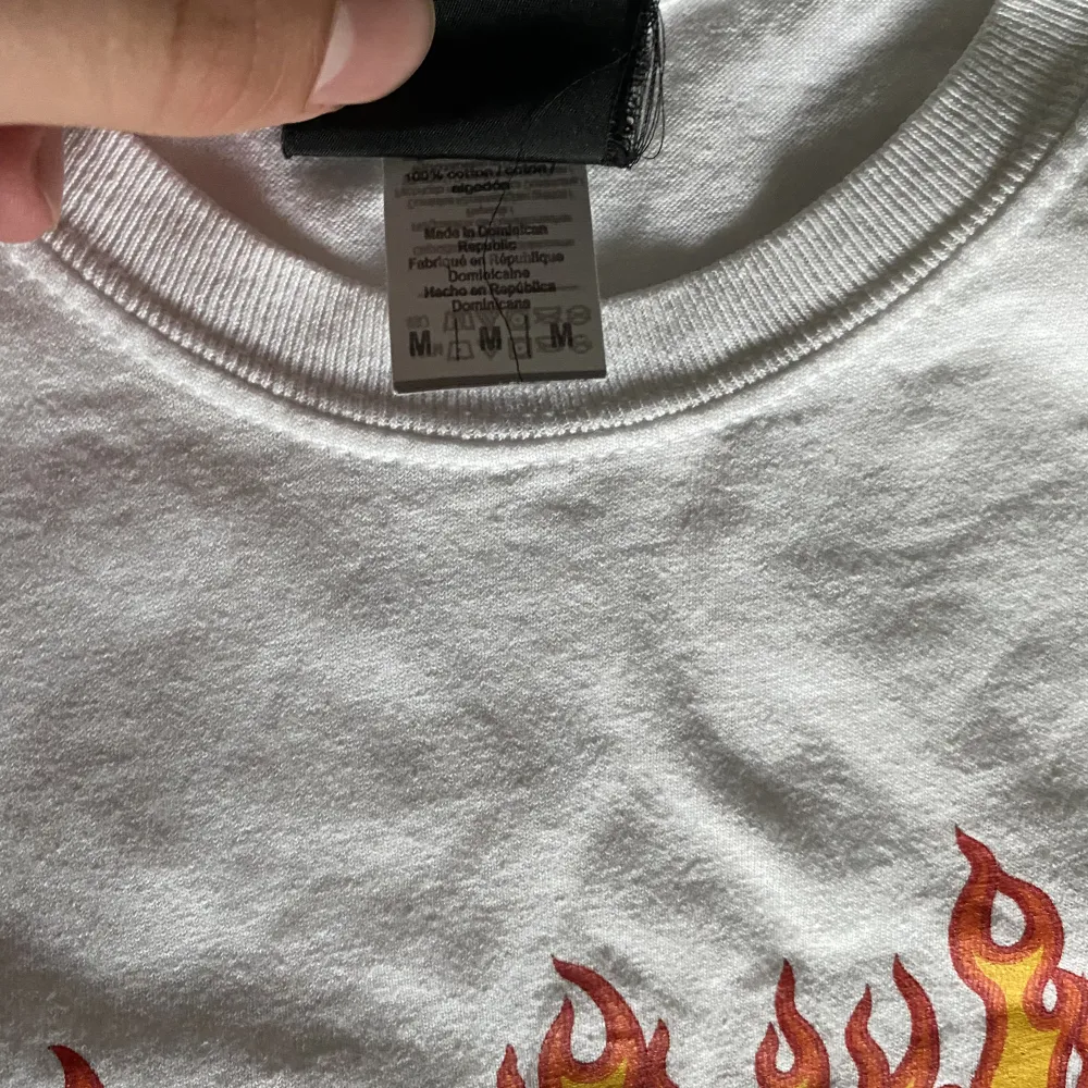 Säljer en Thrasher t-shirt, Inte använd, säljer den för den passar inte mig längre . T-shirts.
