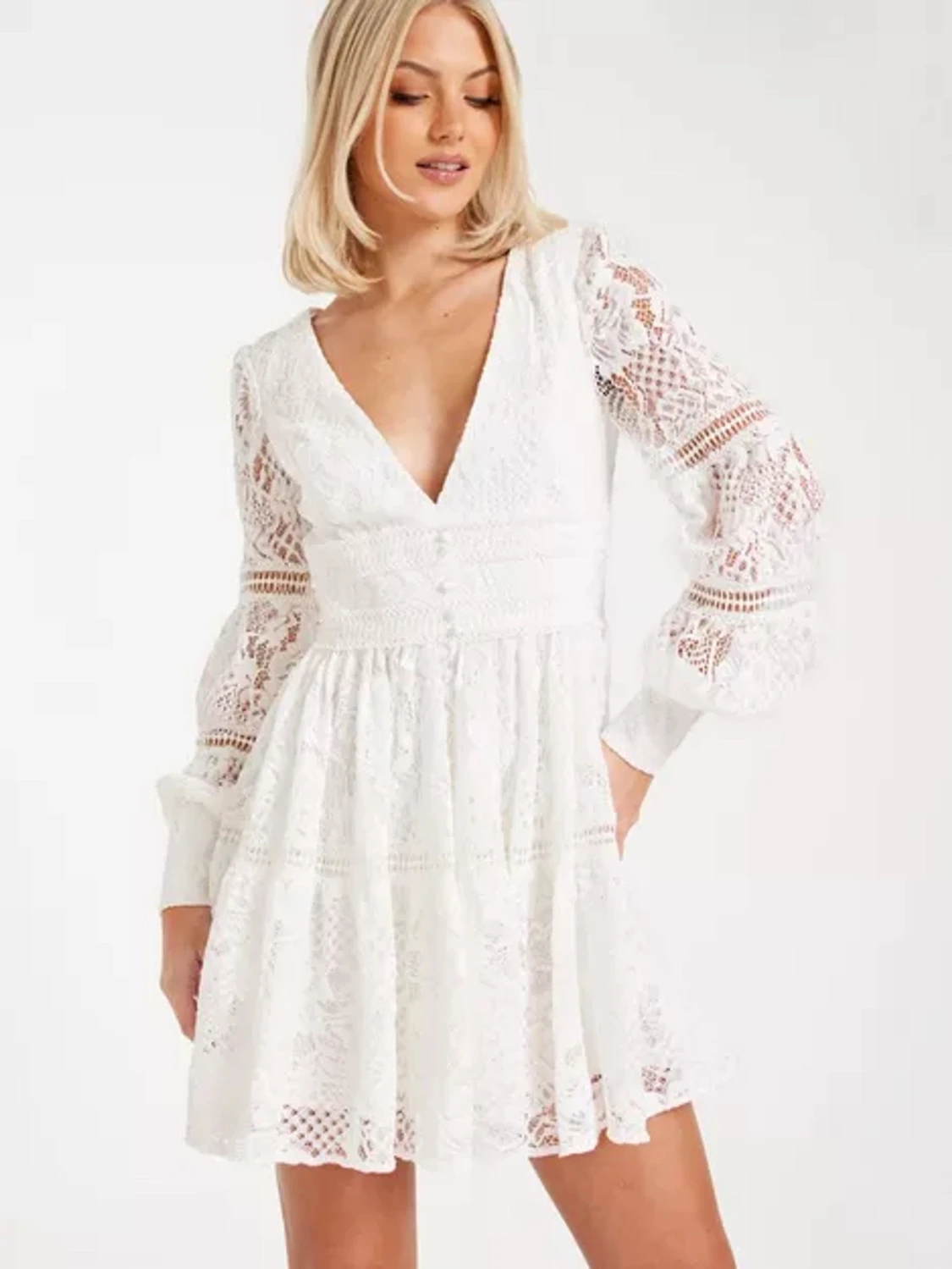 Bardot lace mini dress helt ny 