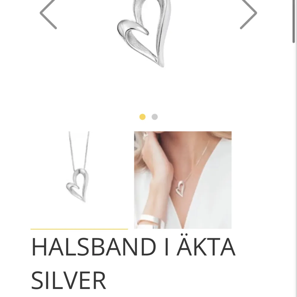 Halsbandet är oanvänt och säljer pågrund av att jag föredrar guldiga smycken. Nypris 695kr, pris kan diskuteras.. Asusteet.