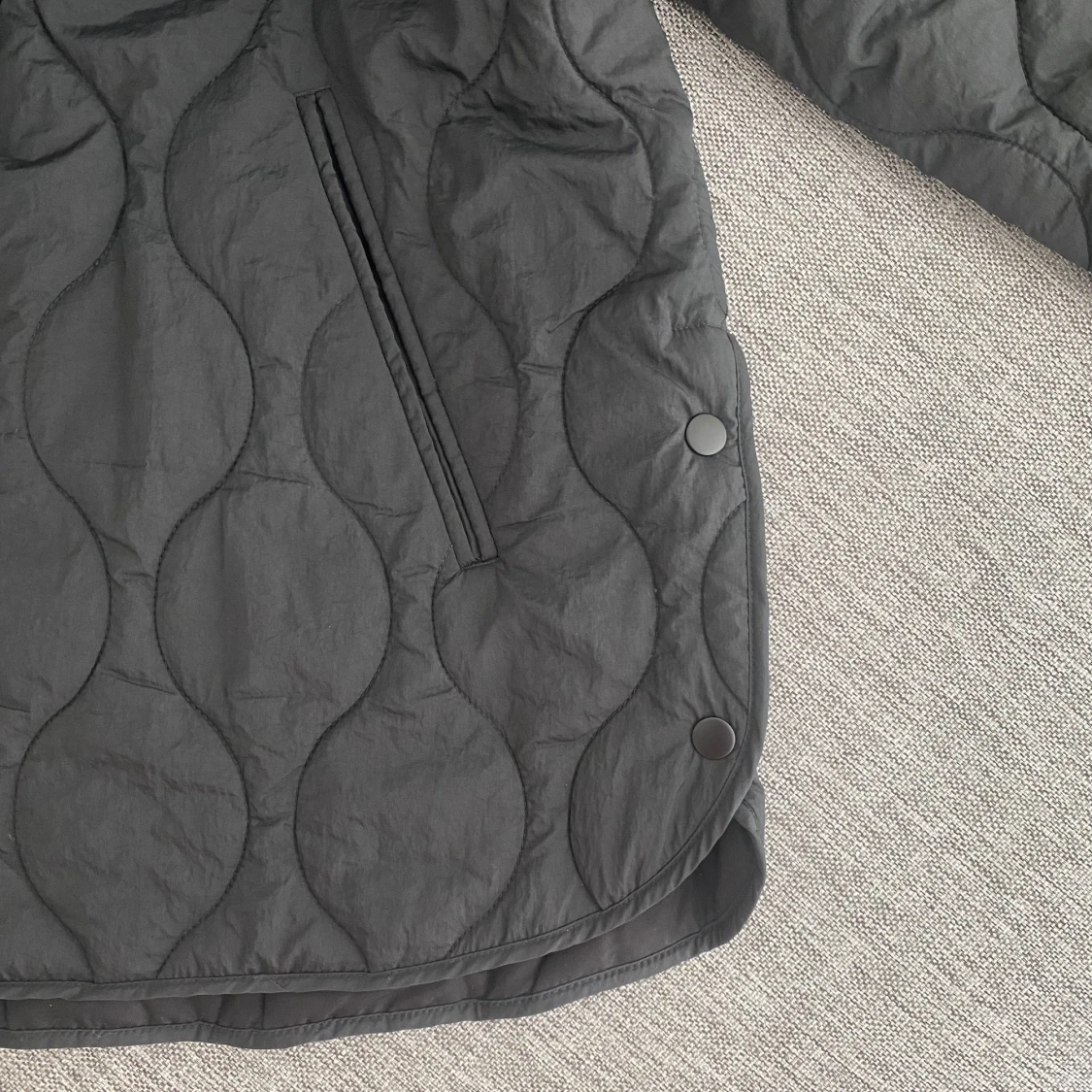 Svart Quiltad Jacka - 91