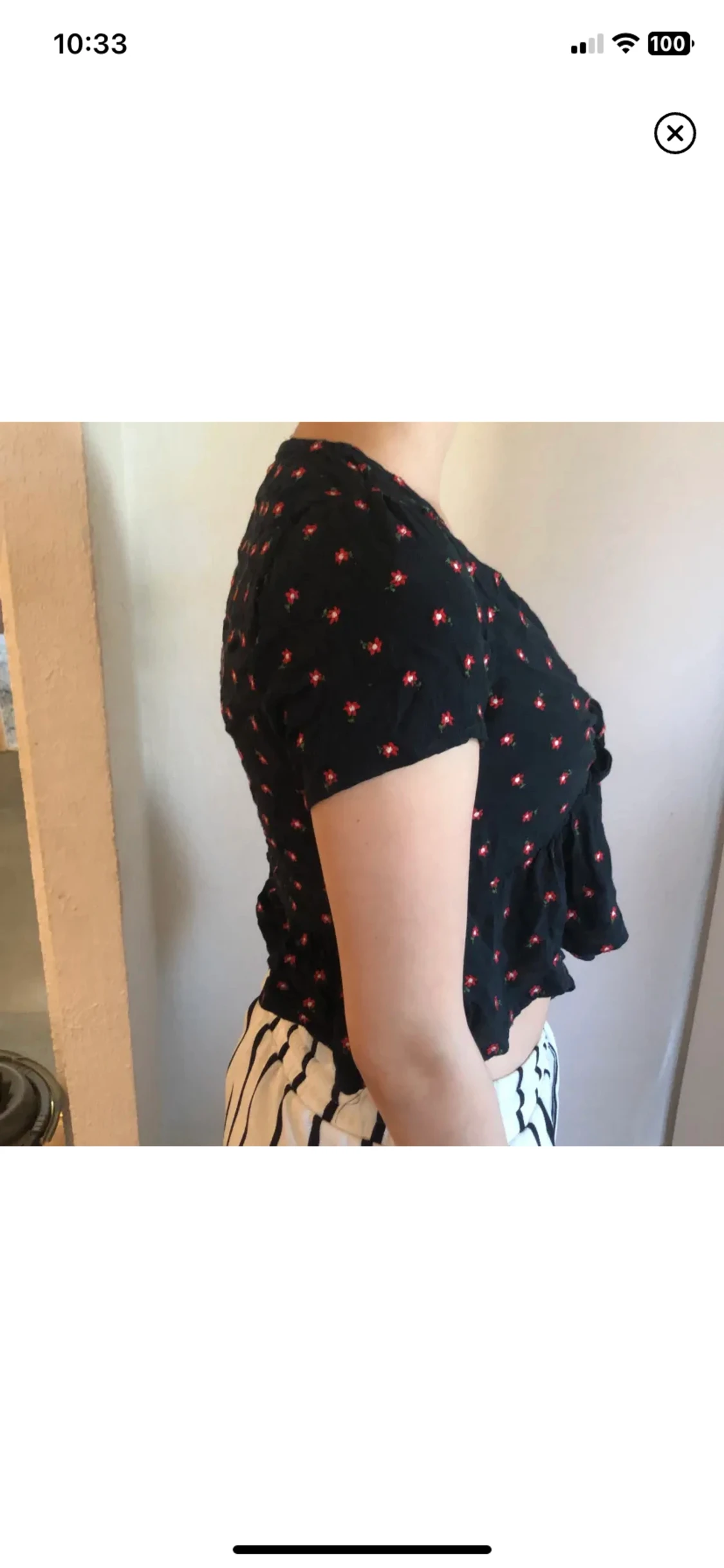 Volang blus/topp - 90