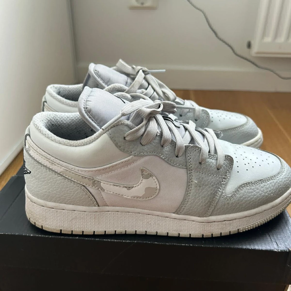 Air jordan 1 low white camo