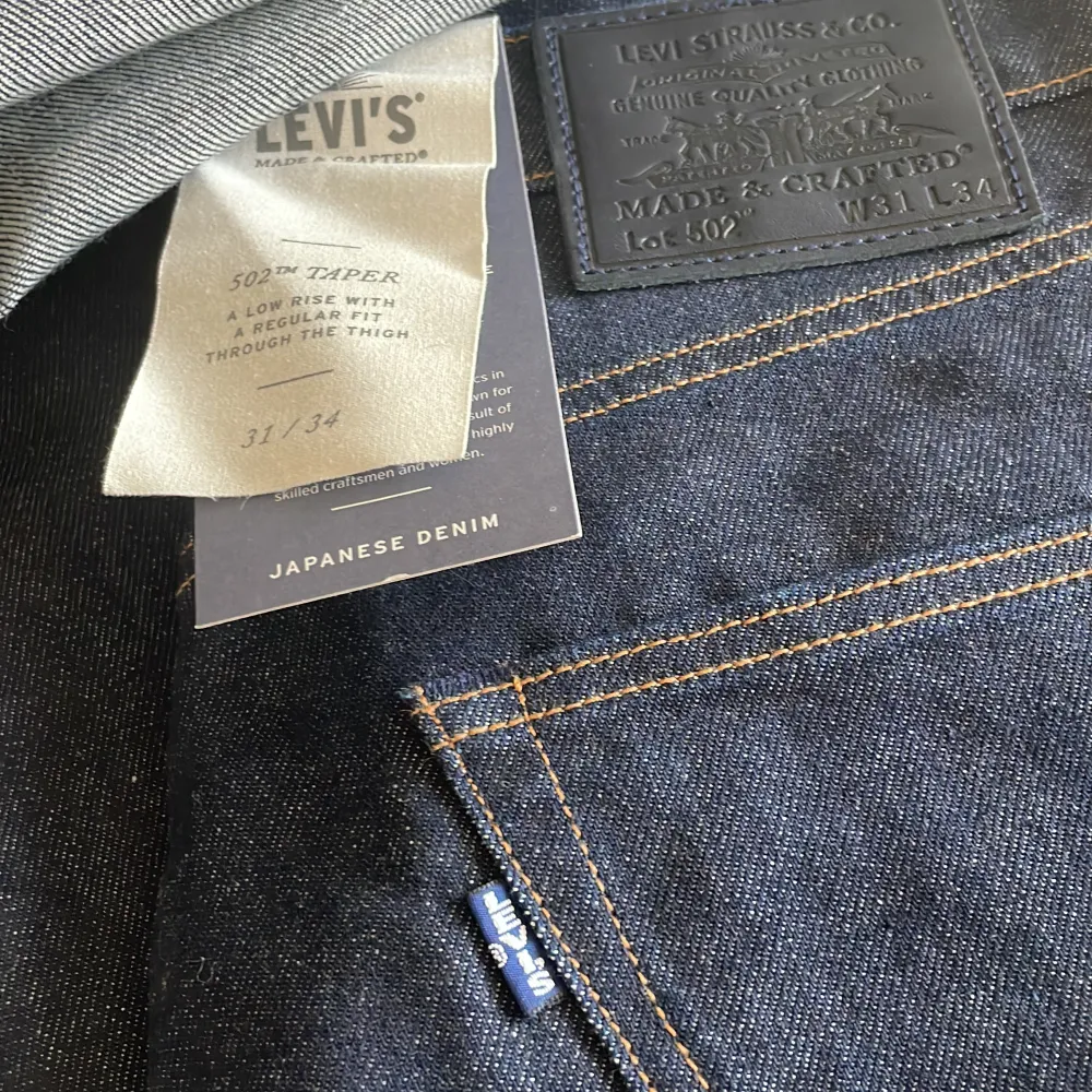 Nudie Jeans Lazy Leo Cord Olive W31 L34 + Levi’s Made&Crafted 502 Tapered jeans W31 L34  Brand new, never used. Not my taste. Smooth trades only, please.. Jeans & Byxor.