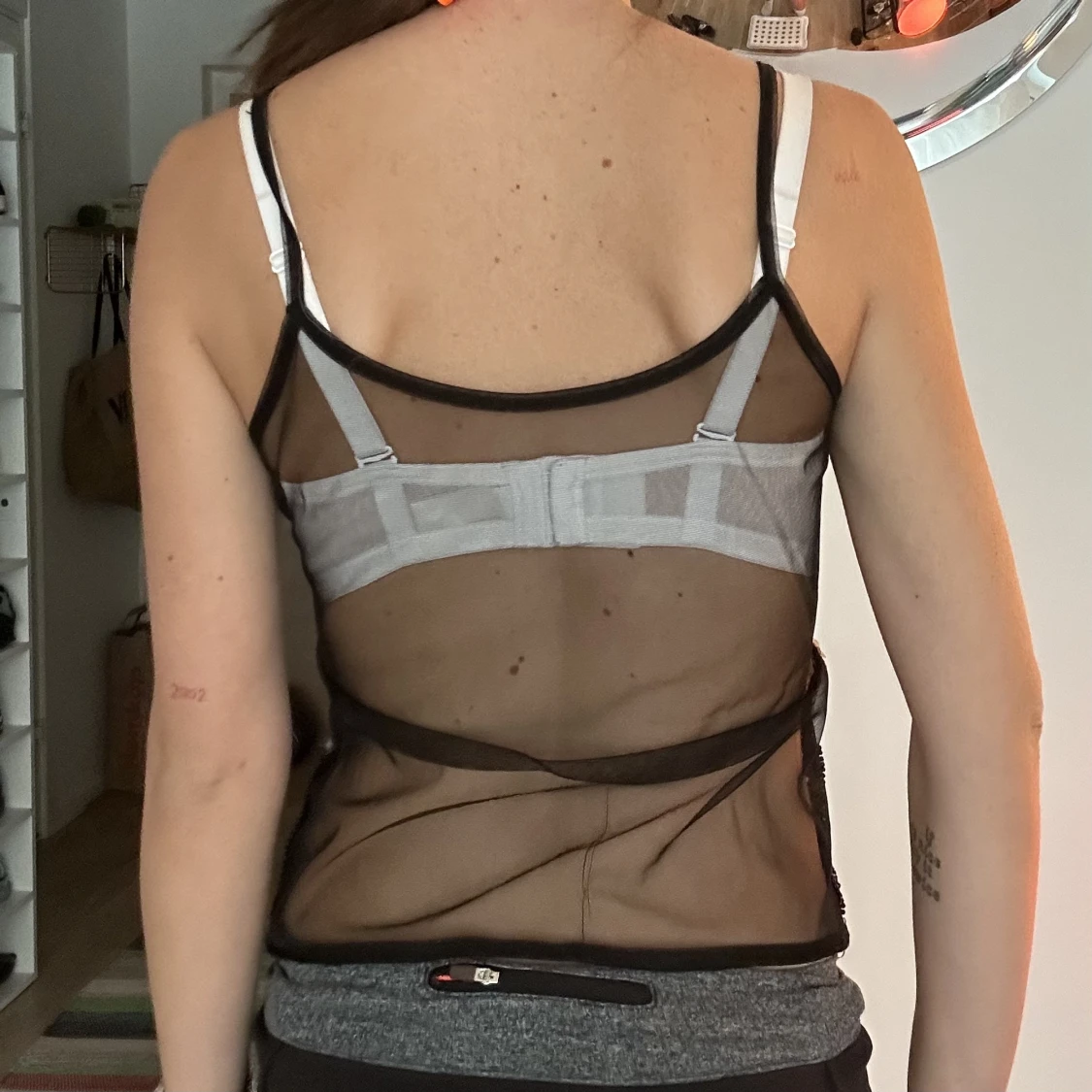 sequins mesh tank  - 90