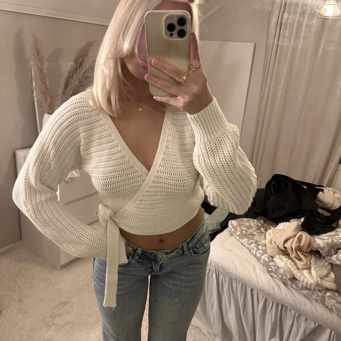 Stickad tröja  - 90