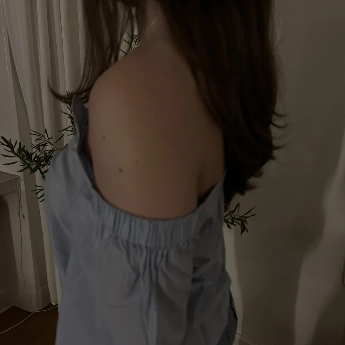 Off the shoulder skjorta  - 91