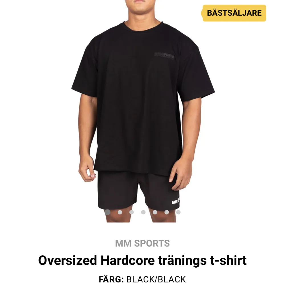 Säljer nu en av mina favorit oversize t-shirts att gymma i då den ej används lika mycket längre. På den andra bilden ser ni själva modellen på t-shirten, dock i färgen svart. Denna har ett vitt tryck där bak ist för svart. . T-shirts.