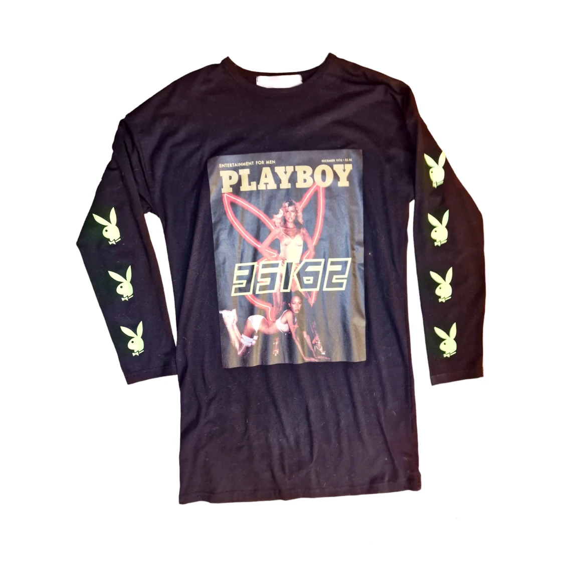 Svart långärmad klänning från PLAYBOY / MISSGUIDED - 90