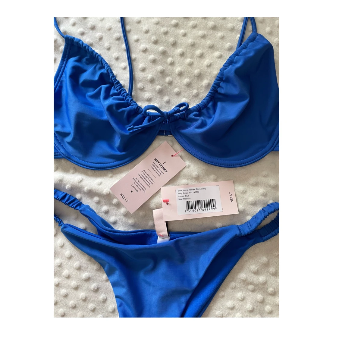 Superfin blå bikini!  (lappar kvar) - 91