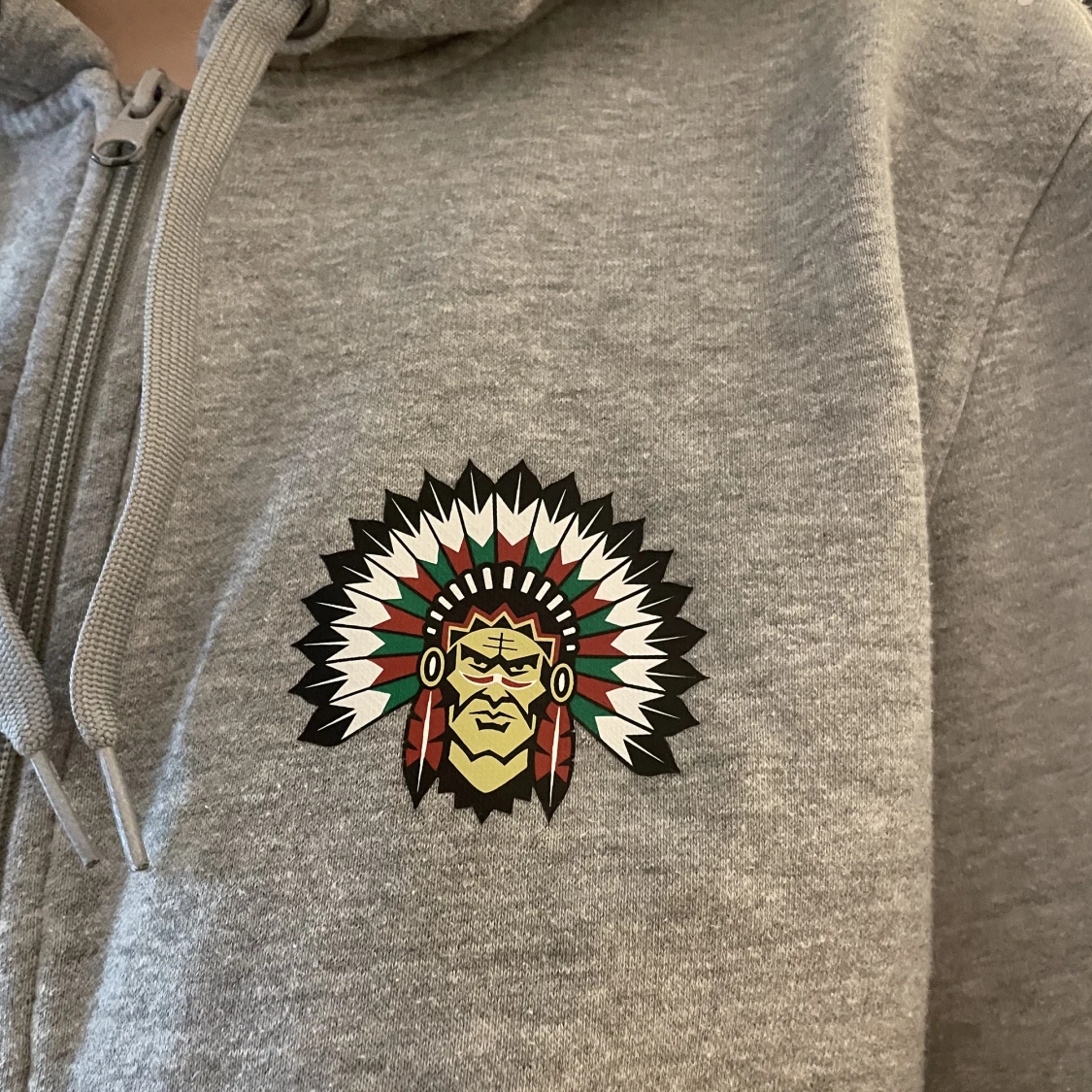 Grå Frölunda hoodie  - 90