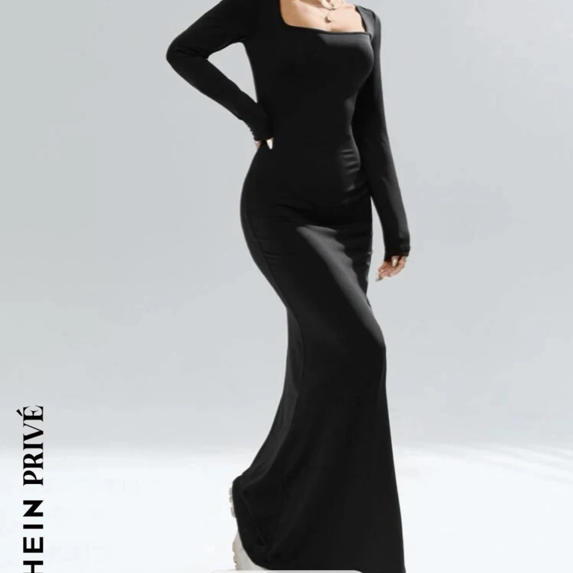 Svart elegant klänning