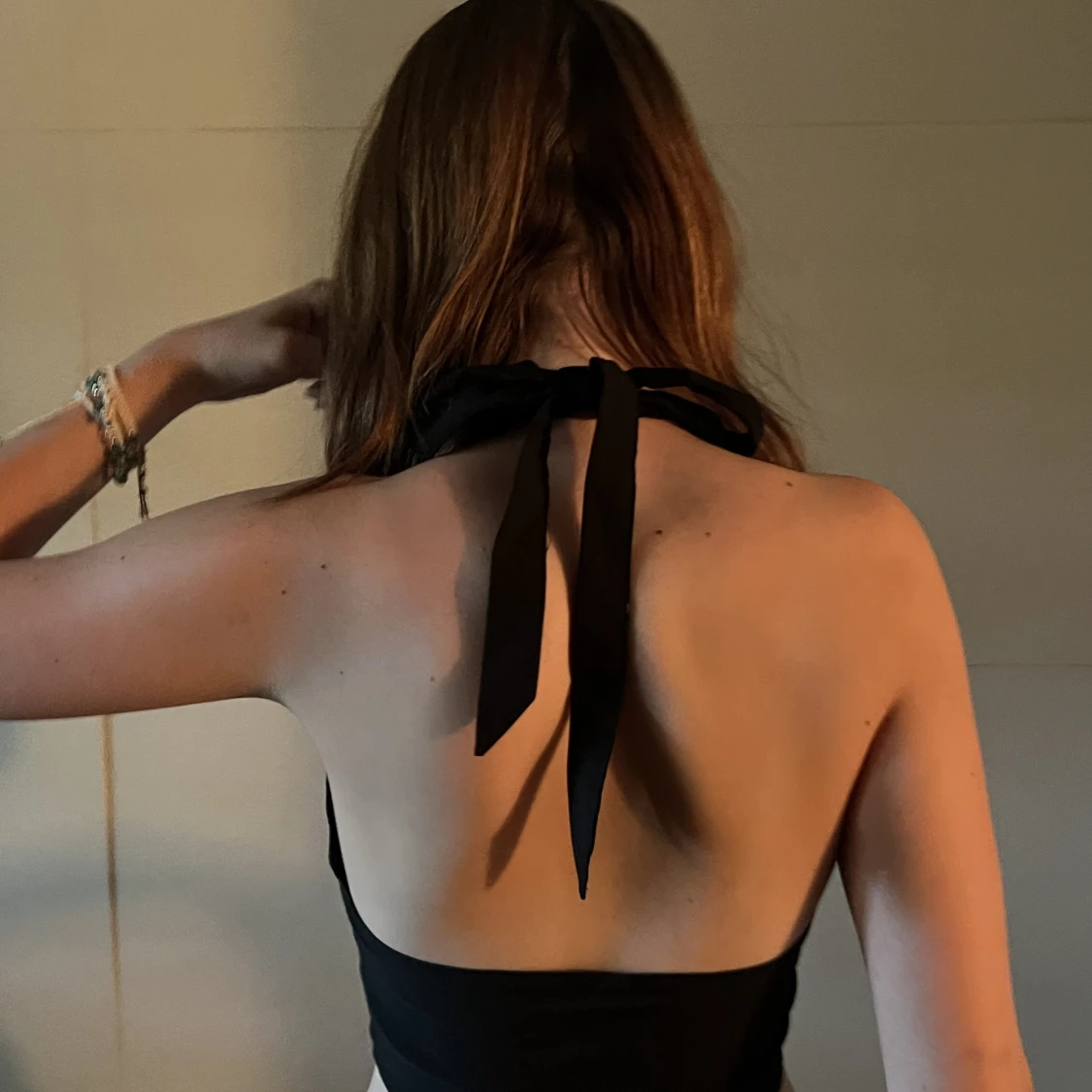 Sexy black halter  - 90