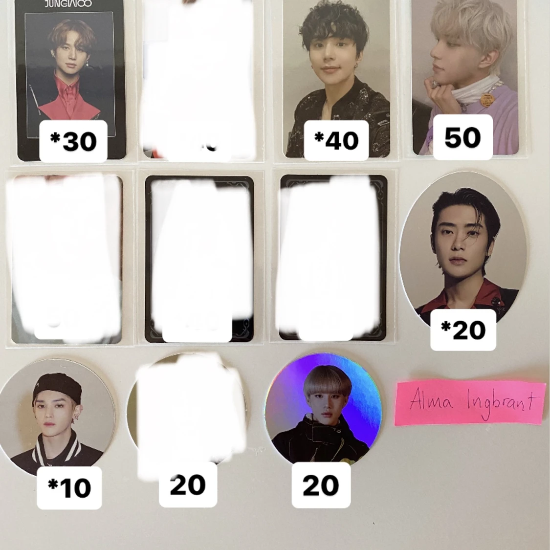 Nct photocards 