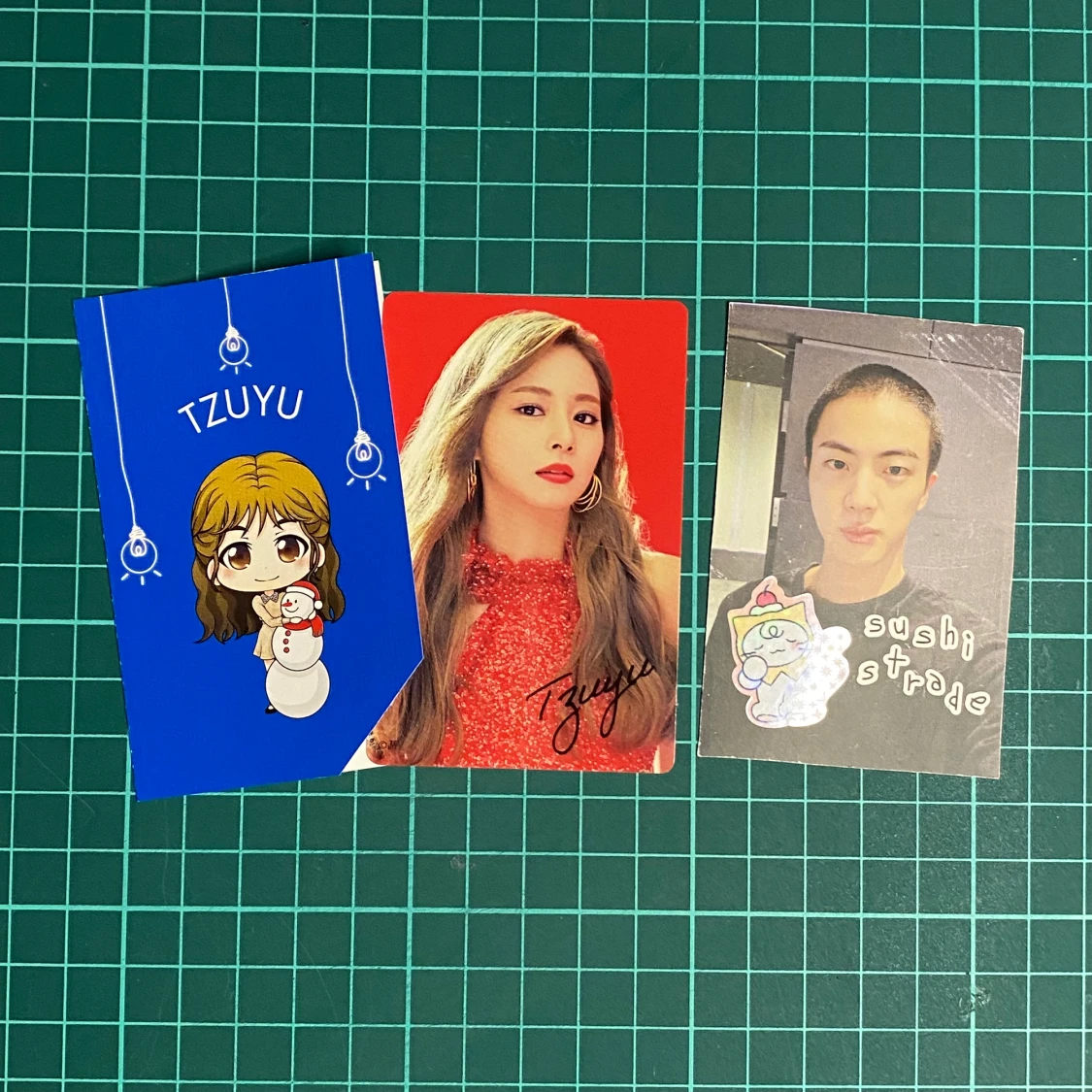Kpop twice Tzuyu Japan lottery cards set 