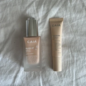 Hudvård caia  - Oanvänt från caia, eyecream och glowup serum. Har ett värde till 600kr. Som sagt aldrig använt 