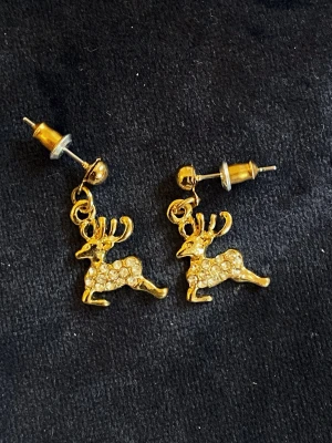 Örhängen renar  - Små örhängen med rhinestones 