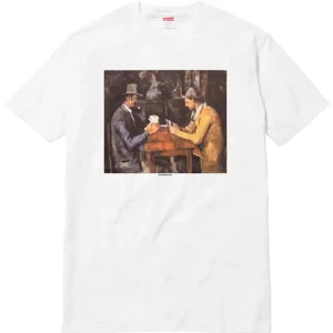 Supreme Cards Tee - Från SS18 Endast testad men inte använd till dagligt bruk, säljer då den är något stor för mig. Lägg till en 100-lapp så får du stickers o deras rosfrö.
